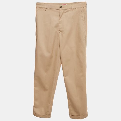 Kenzo Beige Gabardine Chino Trousers S - Kenzo - Modalova