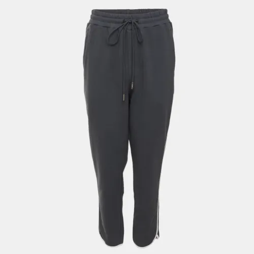 Ash /White Jersey Drawstring Track Pants XL - Kith - Modalova