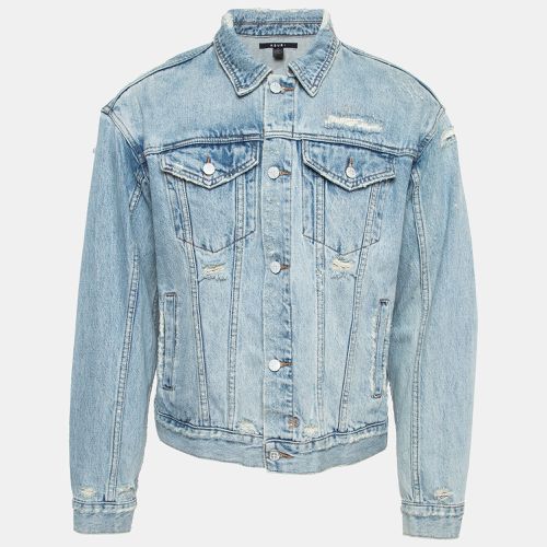 Ksubi Blue Pipped Classic Heritage Repair Denim Jacket M - Ksubi - Modalova