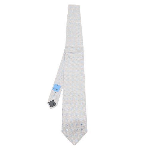 Lanvin Grey Floral Silk Jacquard Tie - Lanvin - Modalova