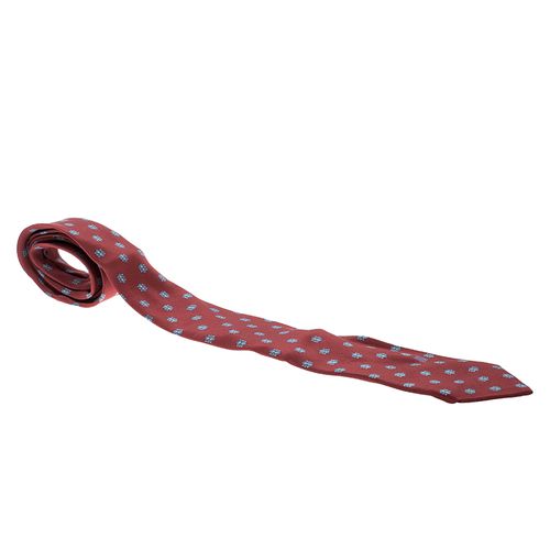 Lanvin Red Printed Silk Tie - Lanvin - Modalova