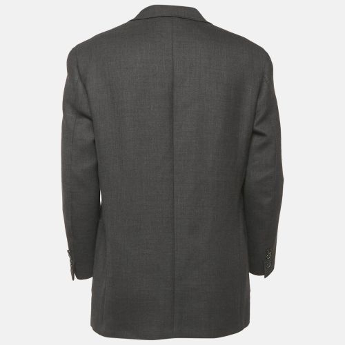 Dark Wool Blend Regular Blazer L - Lanvin - Modalova