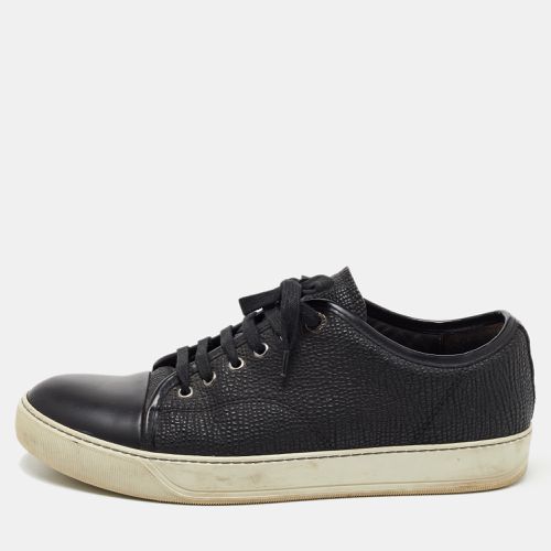 Lanvin Leather Black Leather Low Top Sneakers Size 41 - Lanvin - Modalova