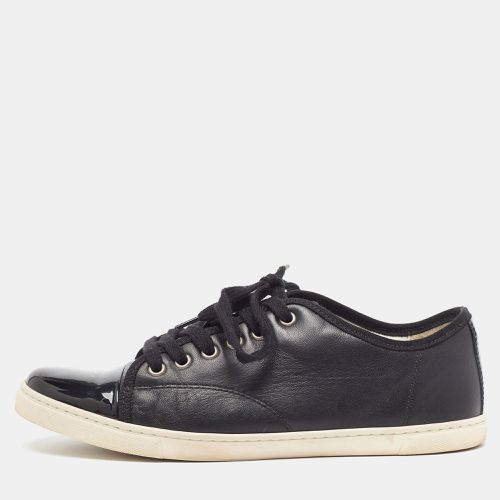 Patent and Leather Low Top Sneakers Size 40 - Lanvin - Modalova