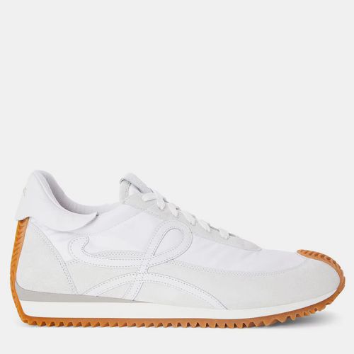 Loewe White Light Grey Gum Flow Runner Low Top Sneaker EU 43 - Loewe - Modalova