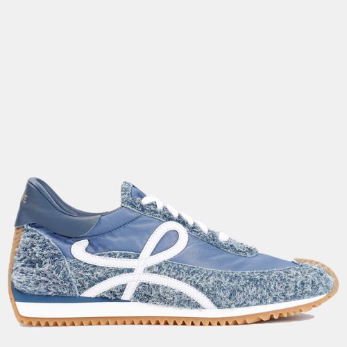 Loewe Blue Leather Flow Runner Sneakers EU 42 - Loewe - Modalova