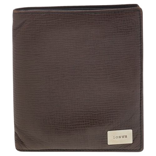 Loewe Brown Leather Bifold Wallet - Loewe - Modalova