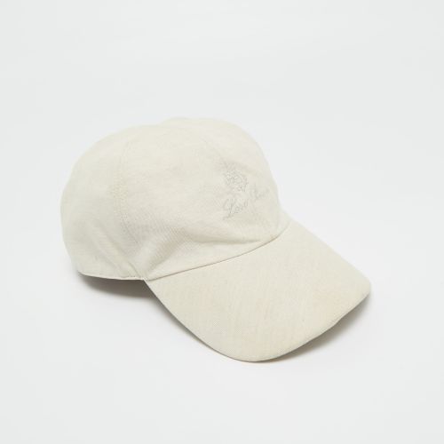 Loro Piana Grey Cotton Blend Baseball Cap XL - Loro Piana - Modalova