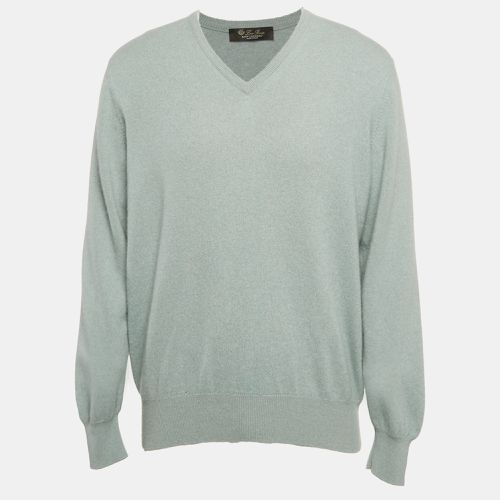 Cashmere Knit V-Neck Sweater XXXL - Loro Piana - Modalova