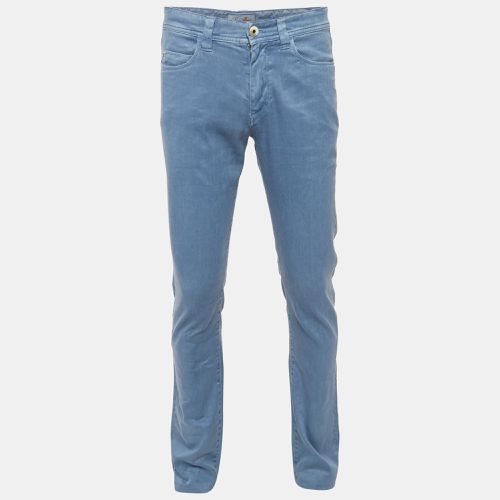 Loro Piana Blue Linen Blend Slim Fit Pants S - Loro Piana - Modalova