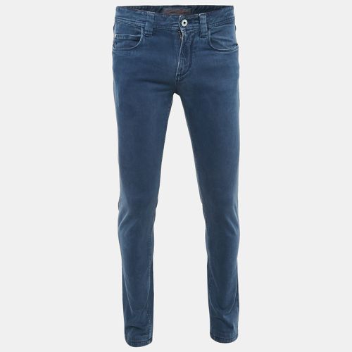 Loro Piana Blue Cotton 5 Tasche Slim Pants M - Loro Piana - Modalova