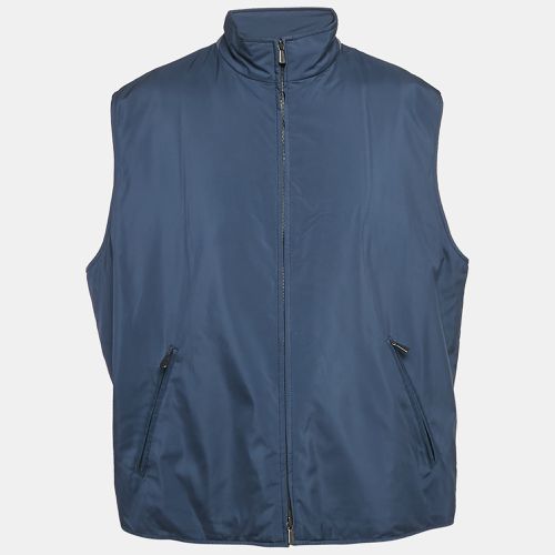 Loro Piana Navy Blue Synthetic Zip-Up Vest XXXL - Loro Piana - Modalova