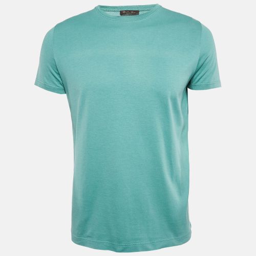 Loro Piana Green Cotton Blend Crew Neck T-Shirt M - Loro Piana - Modalova