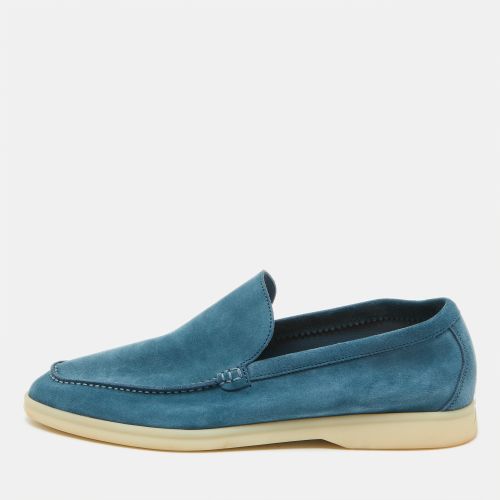 Loro Piana Blue Suede Summer Walk Loafers Size 42.5 - Loro Piana - Modalova