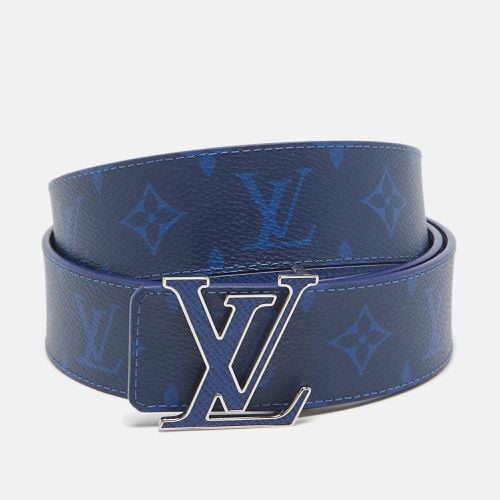 Louis Vuitton Blue Monogram Canvas LV Initiales Reversible Belt 110CM - Louis Vuitton - Modalova