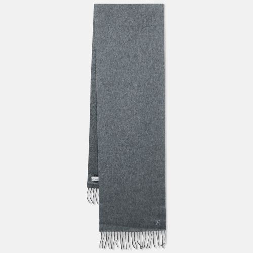 Louis Vuitton Grey Cashmere Jhelam Scarf - Louis Vuitton - Modalova