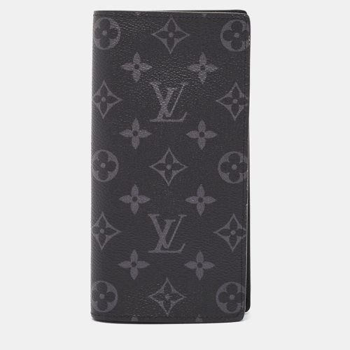 Louis Vuitton Monogram Eclipse Canvas Brazza Wallet - Louis Vuitton - Modalova