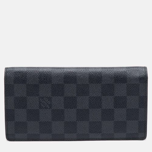 Brazza Damier Graphite Canvas Long Wallet - Louis Vuitton - Modalova
