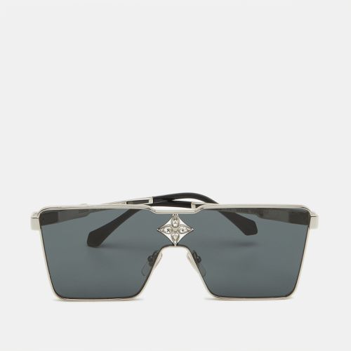 Louis Vuitton SIlver/Black Cyclone Metal Shield Sunglasses - Louis Vuitton - Modalova