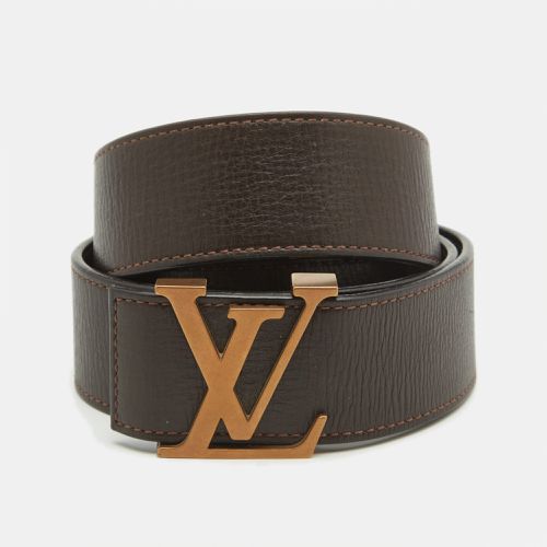 Louis Vuitton Dark Brown Leather LV Initiales Belt 100CM - Louis Vuitton - Modalova