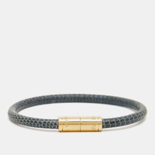 Louis Vuitton Keep It Leather Gold Tone Bracelet - Louis Vuitton - Modalova