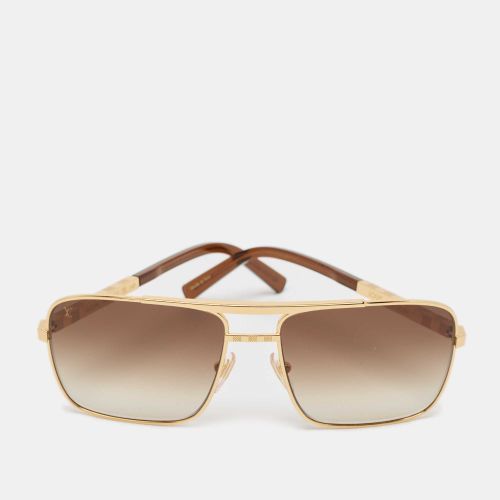 Louis Vuitton Brown/Gold Gradient Altitude Sunglasses - Louis Vuitton - Modalova