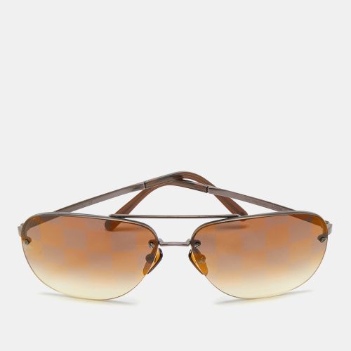 Louis Vuitton Brown Damier Gradient Z0215U Socoa Aviator Sunglasses - Louis Vuitton - Modalova