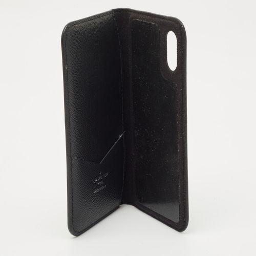 Monogram Eclipse Canvas iPhone X Folio Case - Louis Vuitton - Modalova
