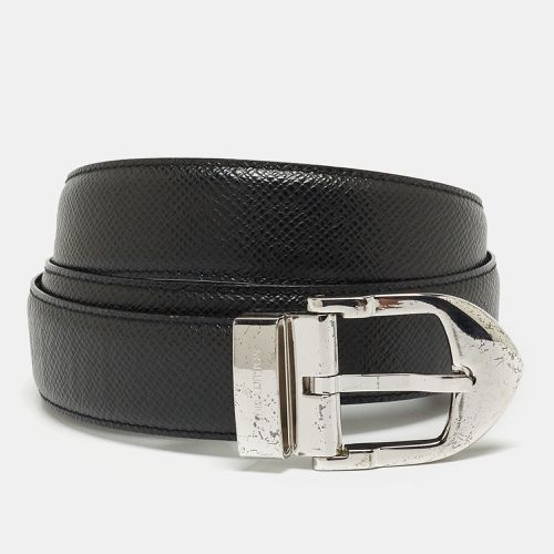 Louis Vuitton Black Taiga Leather Buckle Belt 90CM - Louis Vuitton - Modalova