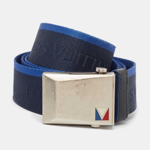 Canvas and Leather Buckle Belt 100CM - Louis Vuitton - Modalova