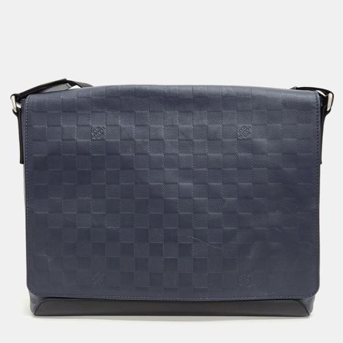 Louis Vuitton Navy Blue Damier Infini Canvas District MM Messenger Bag - Louis Vuitton - Modalova