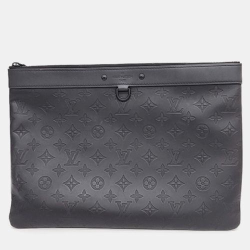 Louis Vuitton Black Monogram Shadow Pochette Clutch bag - Louis Vuitton - Modalova