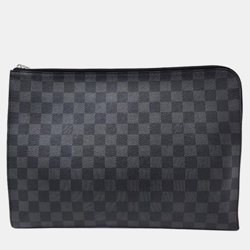 Louis Vuitton Graphite Canvas Pochette Jour Clutch Bag - Louis Vuitton - Modalova