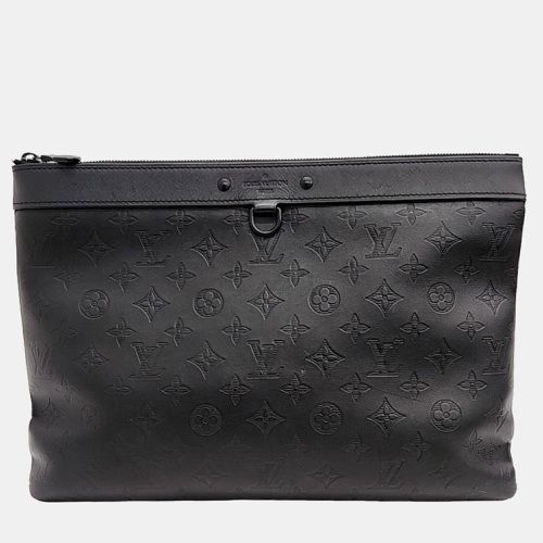 Louis Vuitton Black Monogram Leather Discovery Pochette Clutch - Louis Vuitton - Modalova