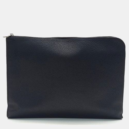 Louis Vuitton Black Leather Pochette Jour GM Clutch - Louis Vuitton - Modalova