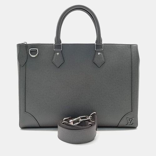 Louis Vuitton Grey Taiga Leather Slim Briefcase Bag - Louis Vuitton - Modalova