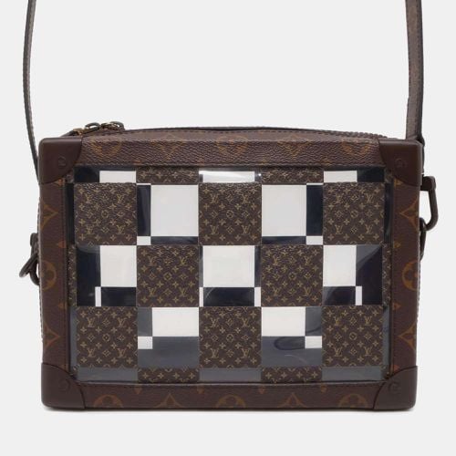 Louis Vuitton Brown Coated Canvas Monogram Chess Soft Trunk - Louis Vuitton - Modalova