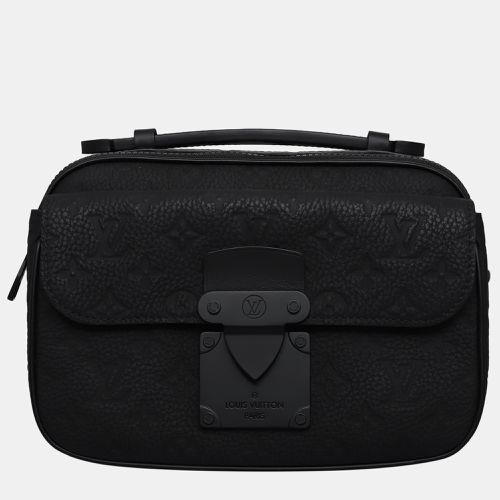 Louis Vuitton Black Taurillon S Lock Messenger Bag - Louis Vuitton - Modalova