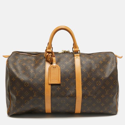 Louis Vuitton Monogram Canvas Keepall 50 Bag - Louis Vuitton - Modalova