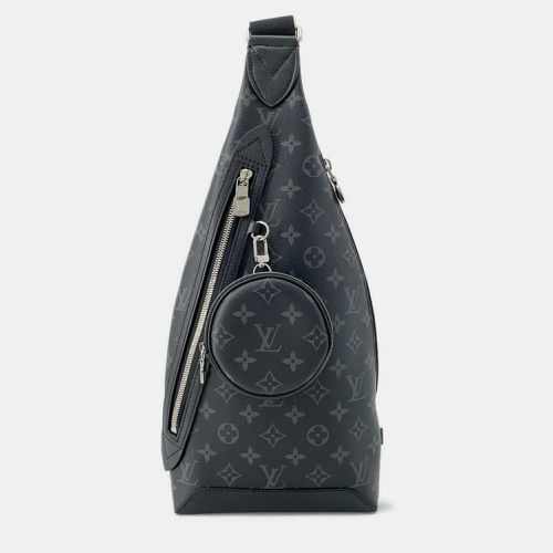 Louis Vuitton Noir Monogram Eclipse Taiga Leather duo sling bag - Louis Vuitton - Modalova