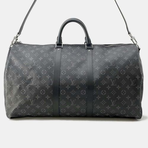 Louis Vuitton Noir Monogram Eclipse Keepall Bandouliere Size 55 - Louis Vuitton - Modalova