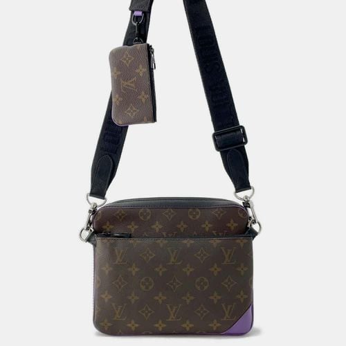 Louis Vuitton Noir Monogram Macassar Canvas Trio Messenger Bag - Louis Vuitton - Modalova