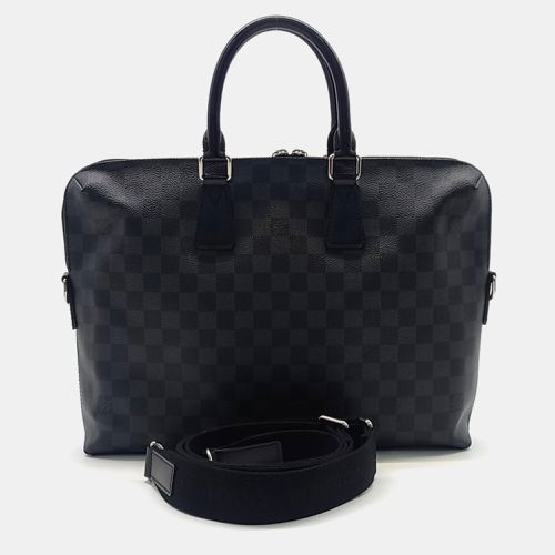 Louis Vuitton Graphite Forte Document bag - Louis Vuitton - Modalova