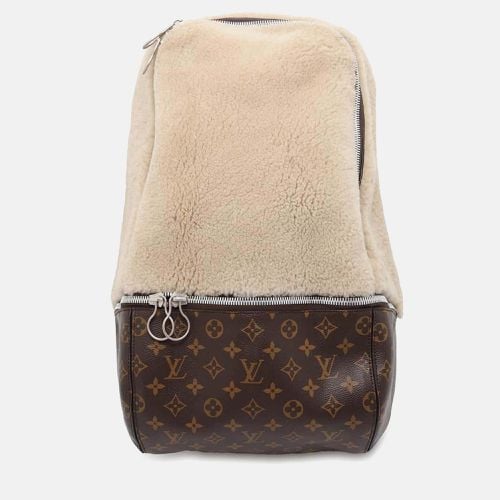 Louis Vuitton Brown/Ivory Monogram Mouton Celebrating Backpack - Louis Vuitton - Modalova