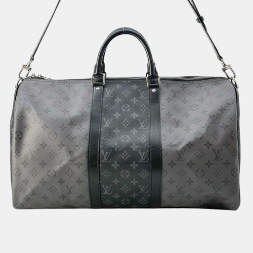 Louis Vuitton Noir Monogram Eclipse Reverse Keepall Bandouliere Size 50 - Louis Vuitton - Modalova