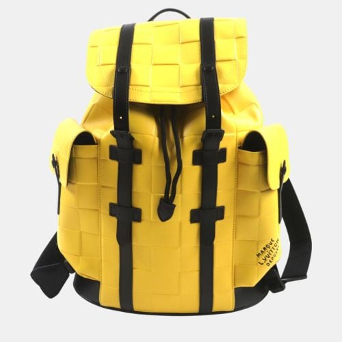 Louis Vuitton Yellow Canvas Damier Scuba Christopher Mm Backpack - Louis Vuitton - Modalova