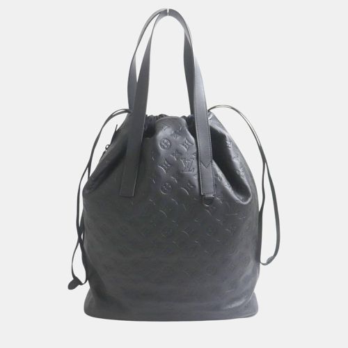 Louis Vuitton Black Leather Monogram Shadow Helmet Bag - Louis Vuitton - Modalova