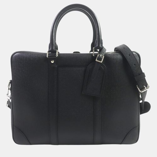 Louis Vuitton Black Leather Taiga Leather Briefcase - Louis Vuitton - Modalova