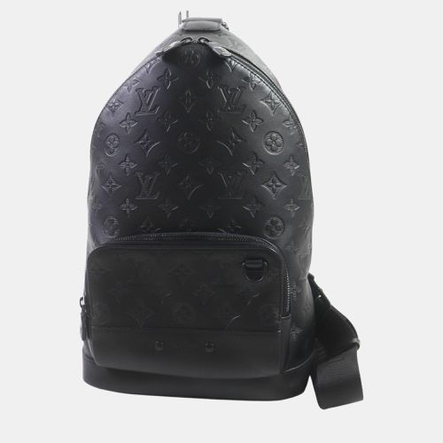 Louis Vuitton Black Leather Monogram Shadow Sling Bag - Louis Vuitton - Modalova