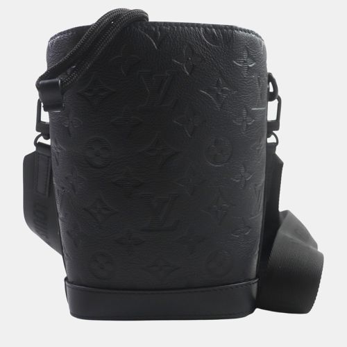 Louis Vuitton Black Leather Monogram Shadow Noe Sling Bag - Louis Vuitton - Modalova